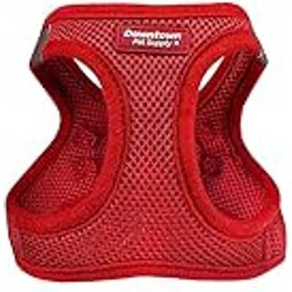 Downtown Pet Supply Trin i hundesele til sm? hunde Ingen tr?k X -Small Red - Justerbar sele med polstret mesh stof og reflekterende trim - sp?nde