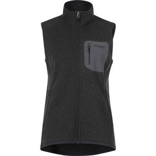 Bergans Women's Kamphaug Knitted Vest Dark Shadow Grey, XS
