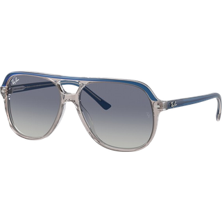 Ray - Ban Børn RJ9096S JUNIOR BILL 71554L Solbriller Acetat Blå Grå Firkantet Normal