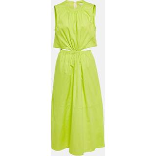 Proenza Schouler White Label cutout cotton midi dress - green - L