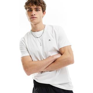 Cotton Badge T-shirt - White - XXS