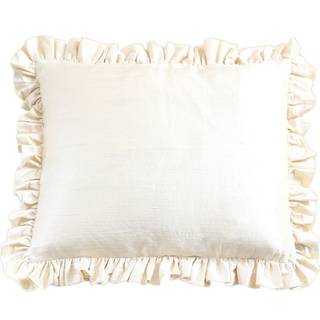 Mimou Ruffle Pude 50x60 Cm - Pyntepuder & Betræk Hør Creme - CUL181