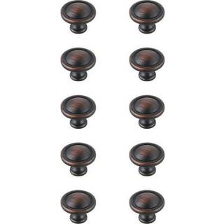 Garlande 1.2 """" Diameter oli-rubbed bronze svampeknap multipack (s?t af 10)