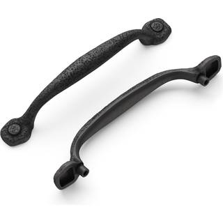 Hickory Hardware 1 Pack Solid Core Kitchen Cabinet tr?kker luksusskabe Handles Hardware til d?re og kommode skuffer 5-1/16 tommer (128 mm) Hole C