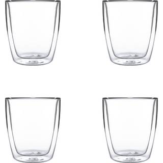 Dobbeltvægget espresso-/lungoglas, 15 cl., 4 stk.