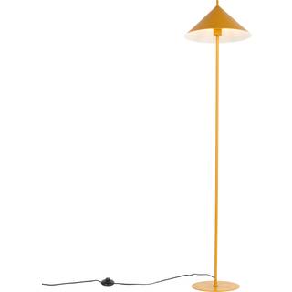 Design gulvlampe gul - Triangolo