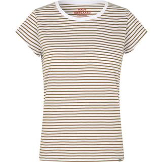 Organic Jersey Stripe Teasy Tee FAV - Lizard/Brilliant White - Mads Nørgaard - Stribet L