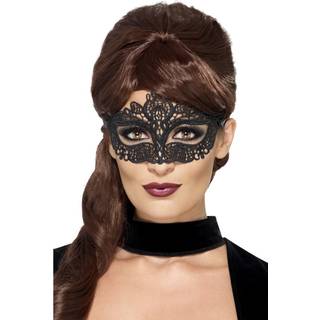 Fever Embroidered Lace Filigree Eyemask 44282