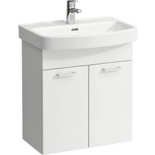 LAUFEN KOMPAS møbelpakke, 600 x 420 x 685 mm, 2 låger/greb, hvid
