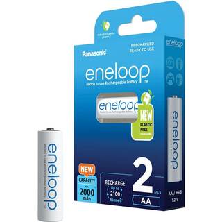 Panasonic eneloop AA Genopladelige batterier 2 stk. BK-3MCDE/2BE