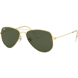 Ray - Ban Unisex RB3044 AVIATOR SMALL METAL L0207 Solbriller Metal Guld G15 Pilot Normal
