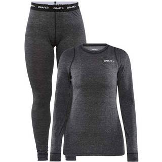 Craft - CORE Wool Merino Set Kvinder - Black Melange L