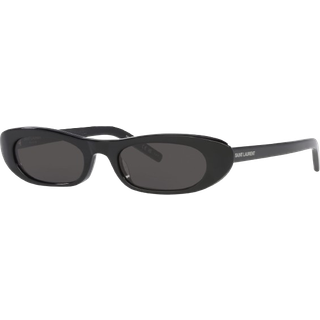 Saint Laurent SL 557 SHADE 001 53 Solbriller Kvinder Black - Shiny Black - 53mm
