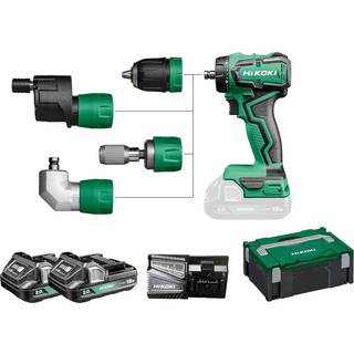 HiKOKI DS18DDQ Boremaskiner med batteri og oplader