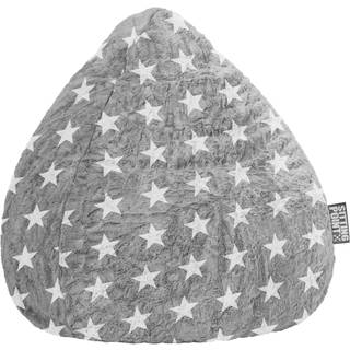 Beanbag Fluffy Stars L-XL Grå L