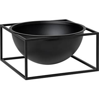 Audo Copenhagen Decorative Objects - 'Kubus Centerpiece bowl', large, black in Black Metal