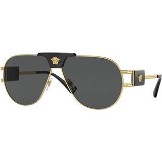 Versace VE2252 Asian Fit 100287 63 Solbriller Mænd Guld - Gold - 63mm
