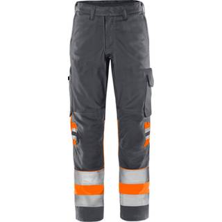 Fristads 2649 GPLU Håndværkerbukser Bemærk, orange/grå Hi-Vis, Orange/Grå