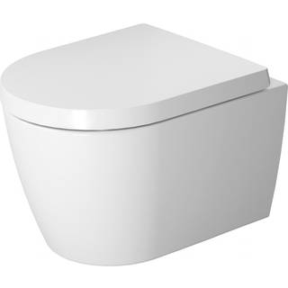 Duravit ME by Starck Compact vægskål inkl. toiletsæde, Rimless, hvid