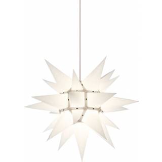 Herrnhuter stjerne - 40cm - Hvid - Papir - Uden Ophæng