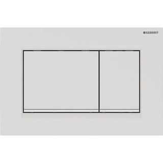 Geberit sigma30 betjeningsplade 246 x 164 x 12 mm mat hvid easy-to-clean-belagt