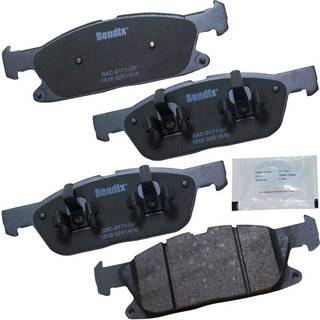 Bendix Priority1 CFC1818 Keramiske frontbremseklodser til Ford Edge 2021-2015 Lincoln Continental 2018 MKX 2018-2016 Nautilus 2022-2019