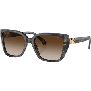 Michael Kors Kvinde MK2199 ACADIA 395213 Solbriller Acetat Blå Brun Firkantet Normal Skygge