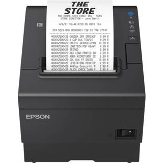 Epson TM-T88VII (112): USB Eth Serial PS Buzz Black POS Printer - Monokrom - Termisk inkjet
