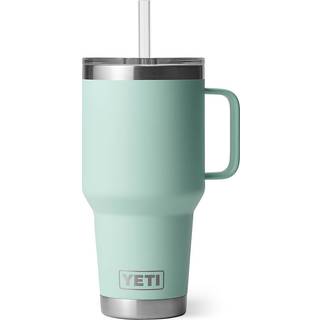 Yeti Rambler 35 oz tumbler med h?ndtag og halml?ge rejse krus vand tumbler vakuum isoleret kop med h?ndtag rustfrit st?l s?folk