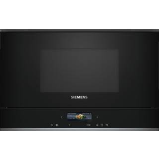 Siemens iQ700 BE732L1B1 mikrobølgeovn Sort Kombination mikroovn Indbygget 21 L 900 W