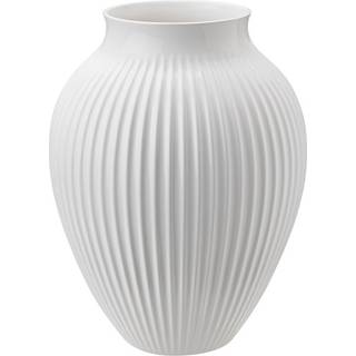 Riflet Vase, Hvid, H27 cm