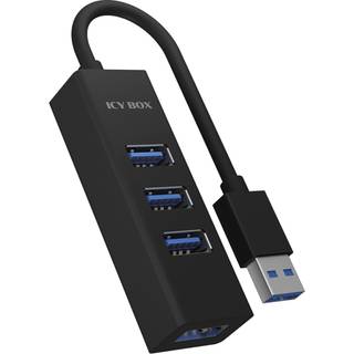 ICY BOX USB 3.0 HUB & LAN Adapter