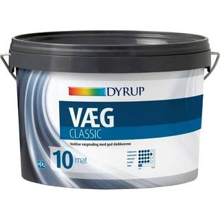 Dyrup vægmaling Classic 2,25 liter - hvid (På lager i varehus)