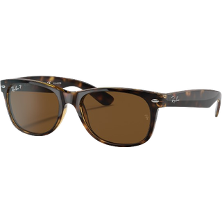 Ray - Ban Unisex RB2132 NEW WAYFARER 902/57 Solbriller Nylon Skildpadde Firkantet Polariseret