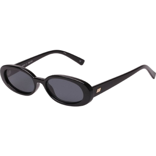 Le Specs Outta Love Shiny Black With Smoke Mono Lens