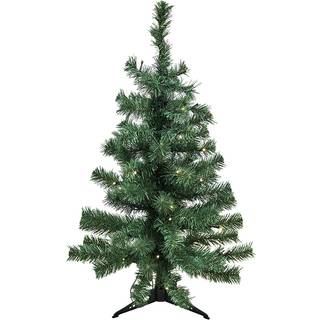 NORDIC WINTER ALEX juletræ med plastfod, kunstig PVC, Klasse B, 80 x 46 cm