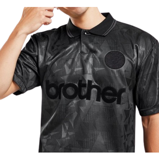 Score Draw Manchester City FC '90 Retro Blackout Shirt, Black