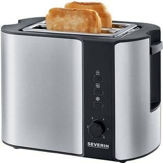 SEVERIN Brødrister AT 2589 - Brushed Stainless Steel/Black