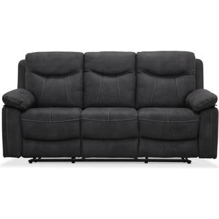 Boston recliner 3 personers Biograf sofa, grå stof