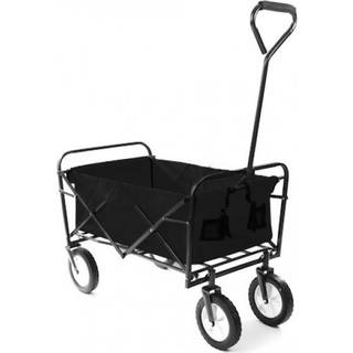 Trækvogn foldbar sort 93 x 75 x 46,5 cm - Sunlife