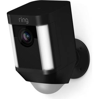 Ring Spotlight Overvågningskamera t. batteri  Hvid
