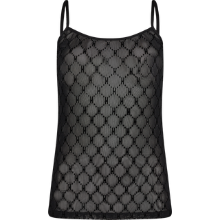Hype The Detail Top - Mesh Singlet - Black