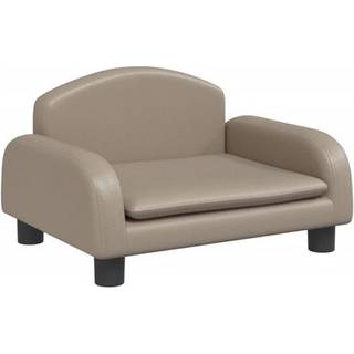 Sofa Til Børn Kunstlæder - Cappuccino / 50 x 40 x 30 cm