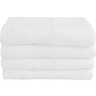 Badehåndklæde - 100% Blødt bomuld med høj absorberingsevne - 70x140 cm - Hvidt bade håndklæde fra danske By Borg