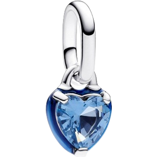 Pandora 793042C02 Anhänger Silber Blaues Chakra Herz