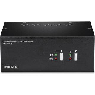 TRENDnet TK-240DP - KVM / audio / USB switch - 2 ports