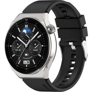Silikonarmband till Huawei Watch GT 3 Pro 46mm - svart