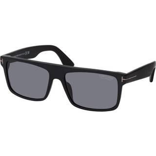 TOM FORD Mand FT0999-N Philippe-02 02D Solbriller Acetat Sort Grå Firkantet Polariseret