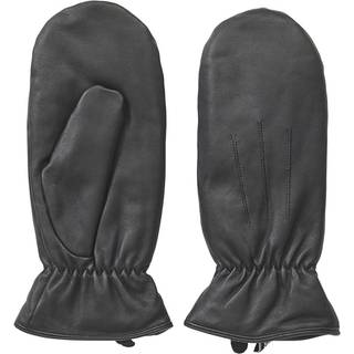 Pieces - Pcnellie Leather Mittens - Accessories til hende - Black - M