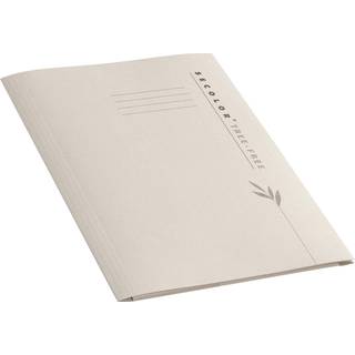 Tree-Free dokumentmappe Folio A4+ i miljøvenlig pap cremefarvet